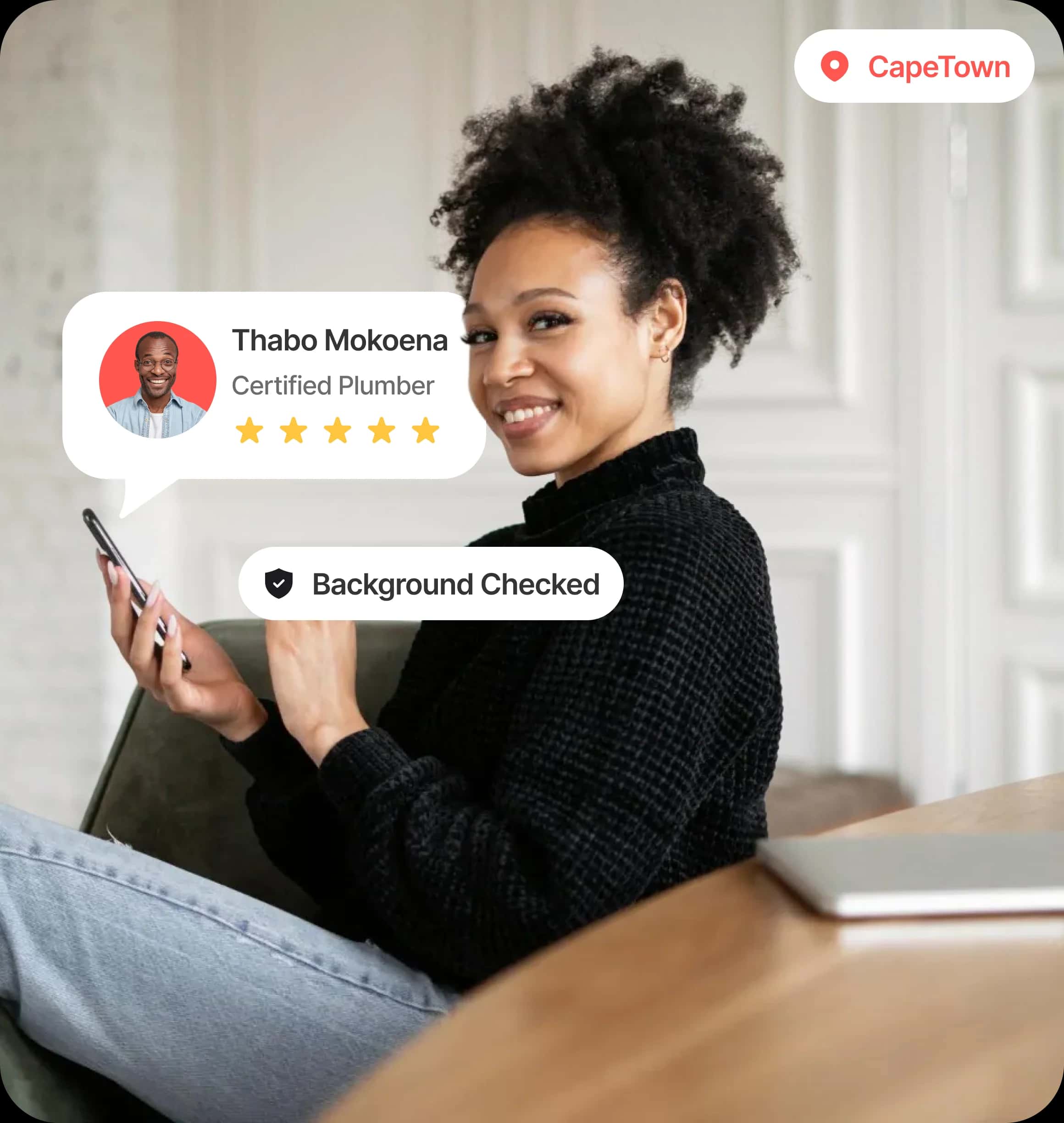 ClicknDone secure payment and verified specialists